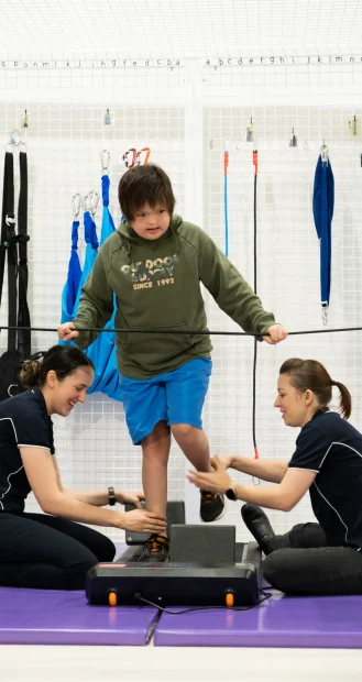 Madeline Gabby Elijah Down Syndrome Spider Cage Intensive 4